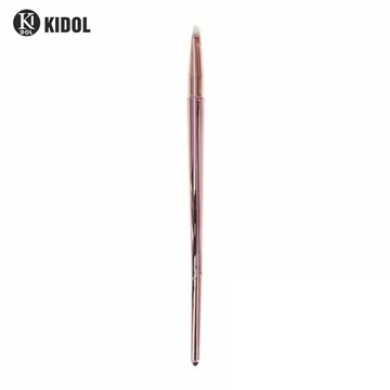 韓國KIDOL 典藏玫瑰金斜角眉刷(福利品)  8-0022 / 斜角眉刷 眉刷 化妝刷具 韓國刷具