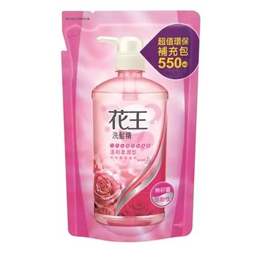 花王 洗髮精-溫和柔潤 補充包550ml