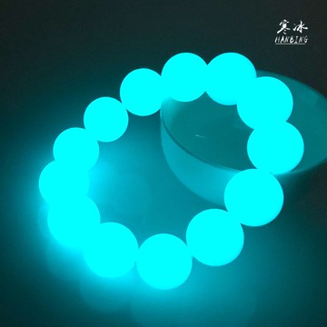 夜光情侶手鏈散珠男女款夜明珠手工自編學生飾品手鏈佛珠圓珠手串