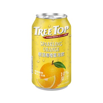 零瓶出售 tree top 樹頂 樹頂柳橙氣泡飲320ml*12入