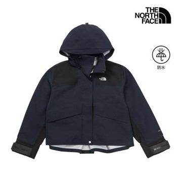 【The North Face 官方旗艦】北面UE女款黑色DRYVENT防水衝鋒衣｜8HWETL6