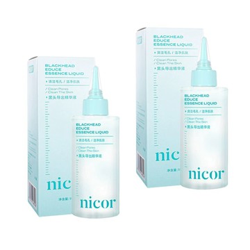 粉刺清潔 Nicor黑頭導出精華液150ml-2入組