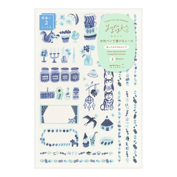 MIDORI Yuru Log貼紙2枚