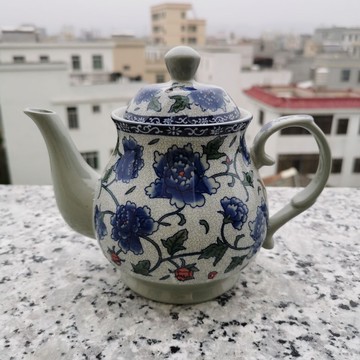 優樂悅~中茶具陶瓷茶壺大號茶壺功夫茶壺茶樓壺綠茶壺涼水壺過濾孔手沖壺 茶壺