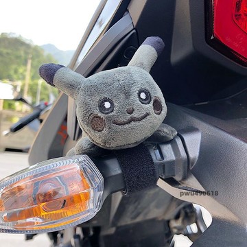 臺灣出貨 摩托車裝飾品機車後尾燈轉向燈改裝配件公仔玩偶掛件個性創意通用