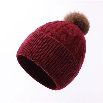 【米蘭精品】現貨+預購 頂級100%羊毛帽針織帽秋冬季加絨厚磅保暖帽冷帽休閒配件-可愛純色防風男女帽子74mi104