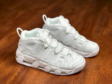 Nike Air More Uptempo 大AIR 純白  男女鞋