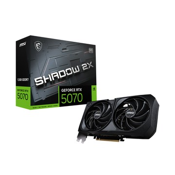 MSI RTX 5070 12G SHADOW 2X OC 顯示卡+微星 PRO B760M-E D5 主機板