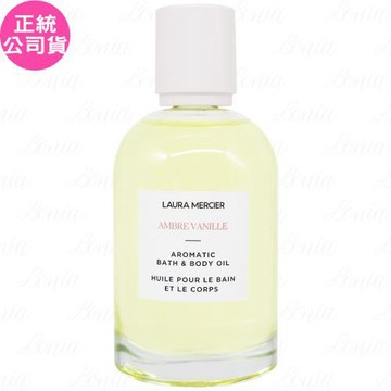 laura mercier香氛沐浴潤膚油-琥珀香草(100ml)(公司貨)