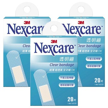 3M PE系列 OK繃 透明  20片  3盒
