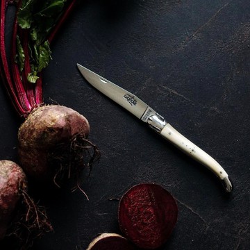 【客製刻名服務】法國製 Forge de Laguiole手工牛骨刀叉組