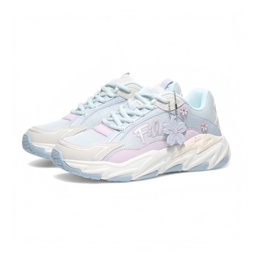 FILA 休閒鞋 CHERRY BLOSSOM 粉藍 櫻花 老爹鞋 女 5C306Z351
