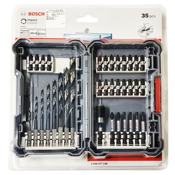 BOSCH 博世 台灣公司貨 35件高扭力起子頭及鐵工鑽頭組 2608577148  1盒