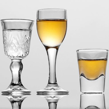 小號高腳杯玻璃小酒杯白酒杯酒壺酒盅小號一口杯分酒器喝烈酒家用