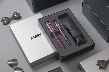 LAMY 雙入筆套禮盒  (鋼筆+原子筆) / Al star  恆星系列-魔戀紫