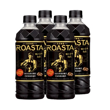 ROASTA冷研無糖黑咖啡PET455ml