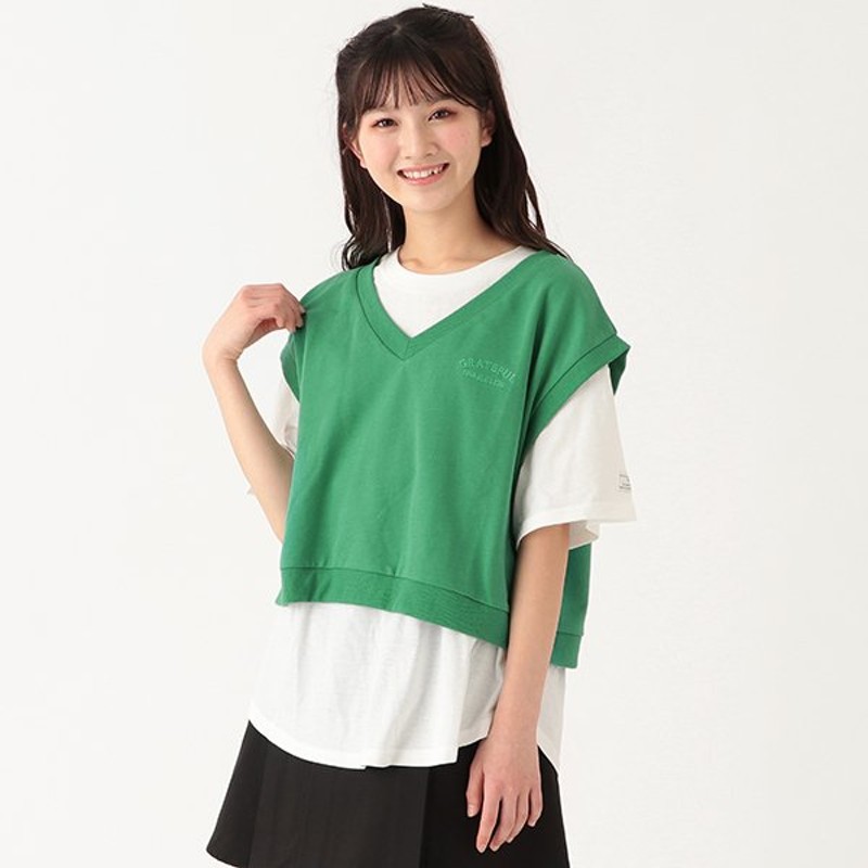 ラブトキシック(Lovetoxic)カットベストレイヤード半T【A2209】【S221020】【T221020】【O_60】【outlet】 通販  LINEポイント最大0.5%GET | LINEショッピング