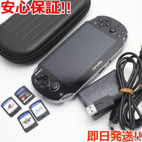 超美品 PCH-1100 PS VITA ブラック 即日発送 game SONY PlayStation 3G ...