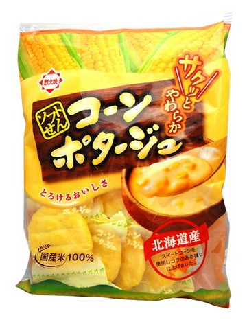 本田【玉米濃湯風味柔軟仙貝】72g｜米果｜日式煎餅