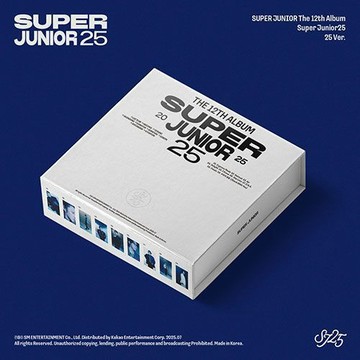 ⭐韓國代購正版⭐【】Super Junior 正規12輯 Super Junior25 25 ver 專輯CD禮品