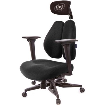 GXG 雙軸枕 DUO KING 記憶棉工學椅(電競腳/3D升降扶手)  TW-3608 KGA9