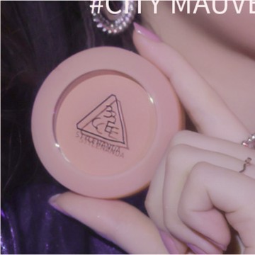 【mumu hoi】韓國 3ce 腮紅 CITY MAUVE 城市 淡紫色 冷色調 新色