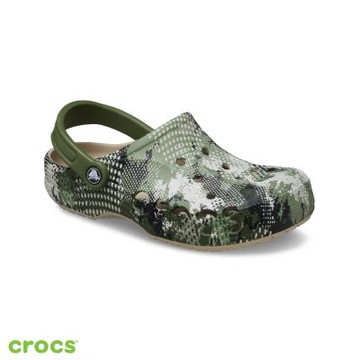 Crocs卡駱馳 (中性鞋) Baya 貝雅 四季印花洞洞鞋 Clog克駱格-206230-2V3