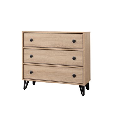 唯熙傢俱-賽爾坎橡木色三斗櫃 抽屜櫃