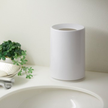 日本ideaco 摩登圓形桌邊垃圾桶-1.2L