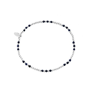 [韓國] [純銀/天然石] 寂光信號手鍊 / 2色 / Silent Light Signal Bracelet