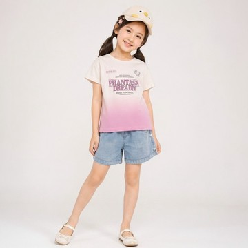 MUCH 主幼商場女童甜美漸層穿搭