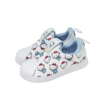 adidas x Hello Kitty 休閒鞋 Superstar 360 I 小童 聯名 學步鞋 白 愛迪達 IF7019