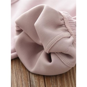 百搭童裝2026春秋冬兒童女童加絨運動褲子寶寶中大童束口黑色衛褲