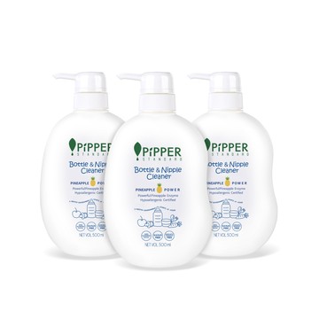 PiPPER STANDARD 鳳梨酵素奶瓶蔬果清潔劑 500mlx3入組