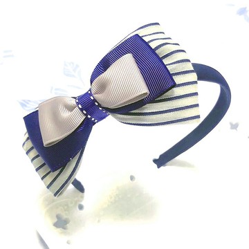 Sweet House 2022/經典條紋藍色系/髮箍