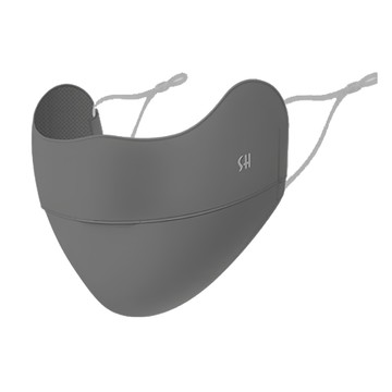 GOLOV.EJOy 冰絲防曬口罩 UPF50+ 防紫外線  均碼  深灰色  1個