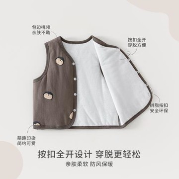 嬰兒馬甲秋冬保暖外穿男女寶寶背心夾棉坎肩冬款新生兒小馬甲春秋