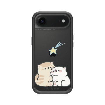 iPhone Air Mod NX -邊框背蓋組合 (相機按鈕) 黑 - fluffystar 毛絨絨星人 - 許下心願