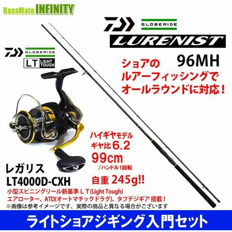 ライトショアジギング入門セット ダイワ ルアーニスト 96mh ダイワ 18 レガリス Lt4000d Cxh 通販 Lineポイント最大0 5 Get Lineショッピング