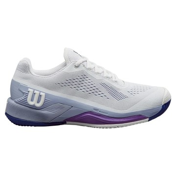 Wilson 女款 RUSH PRO 4.0 網球鞋 WRS330690  22.5cm  白色/藍色/紫色