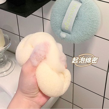 搓澡神器沐浴球洗澡二閤一髮泡網浴花球高檔浴球沐浴搓澡巾DR46GT01