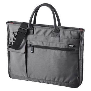 日本SANWA筆記本電腦包手提公文包防潑水可斜跨單肩大容量適用于