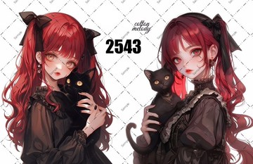original sticker no.2543 人物貼紙 原創貼紙 原創人物貼紙 裝飾貼紙 cotton melody