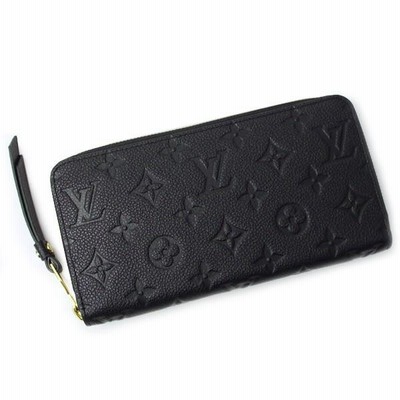 ✨美品✨ ルイヴィトン 財布 アンプラント クレマンス ジッピーウォレット 黒 財布 直売大セール