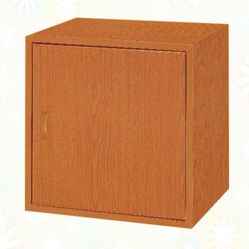 文創集-南亞塑鋼     山亞 南亞塑鋼1.3尺單開門組合收納櫃-40x31x40cm免組