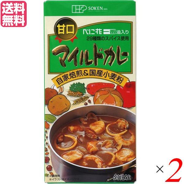 カレー カレーレトルト カレールー 創健社 マイルドカレー（甘口） 115g 2個セット 送料無料