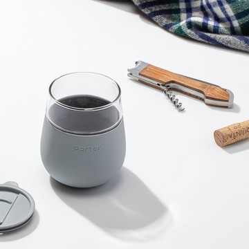 紐約 W&P 玻璃杯 440ml - 深灰