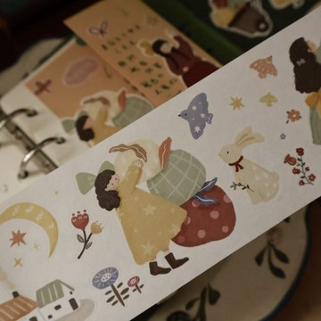 她的蘋果園  鹽系輕復古可愛PET 和紙膠帶