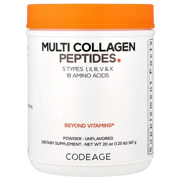 Codeage, 多膠原蛋白多肽粉，原味，20 盎司（567 克）