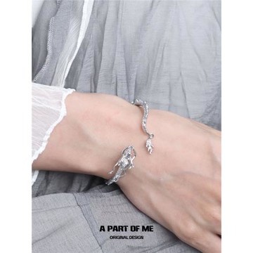 原創神龍擺尾手鐲小眾龍年本命年情侶款手鏈新中式2024新款禮物